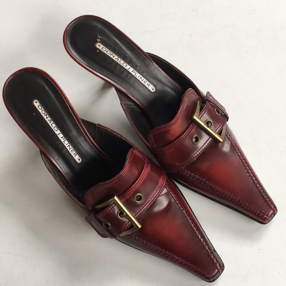 EUC Donald J. Pliner leather heels